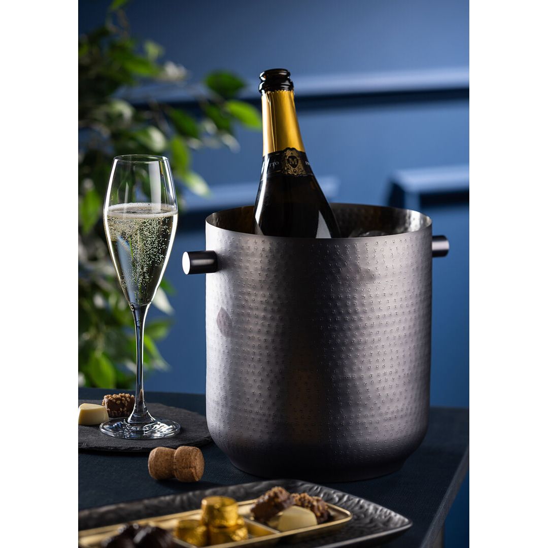 Gunmetal Wine Bucket 19.5 x 21cm