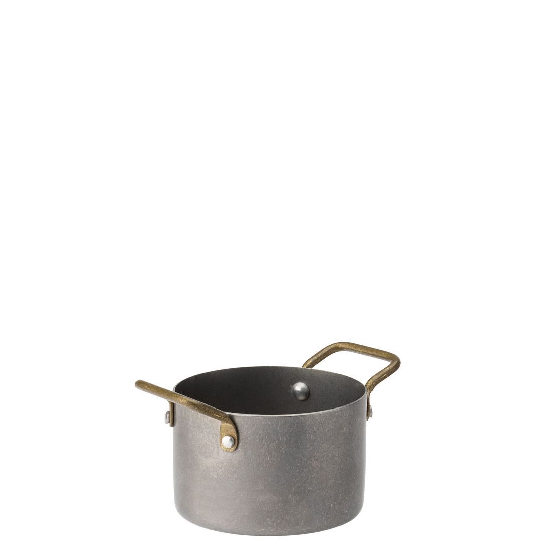 Vintage Steel Mini Casserole Dish 3.5" (9cm)