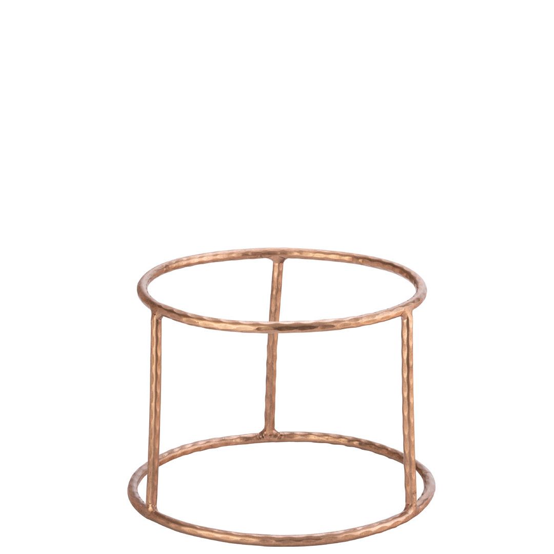 Vintage Copper Seafood Tower Small Stand 18 x 12.5