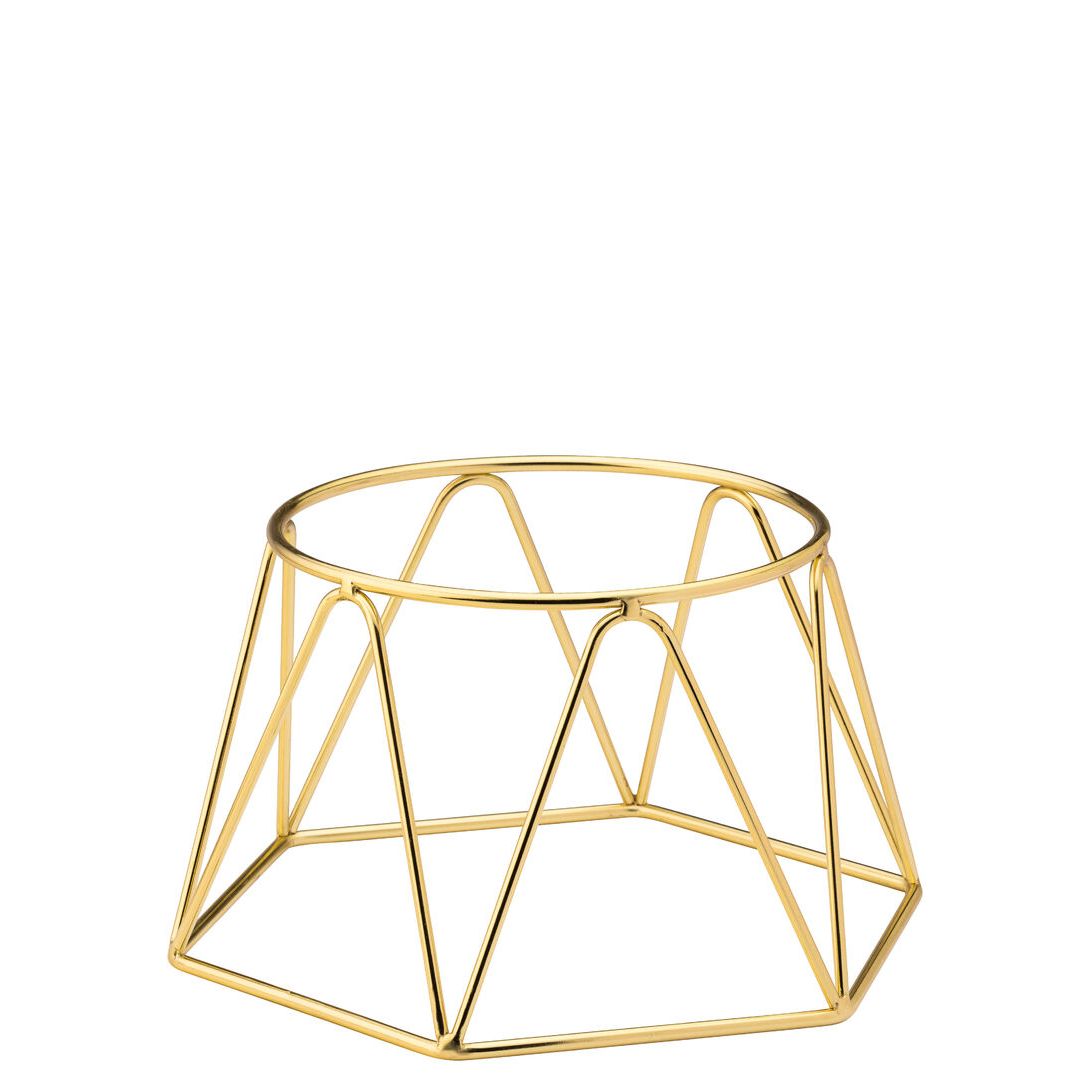 Gold Plate Riser - 16.5cm x 13cm