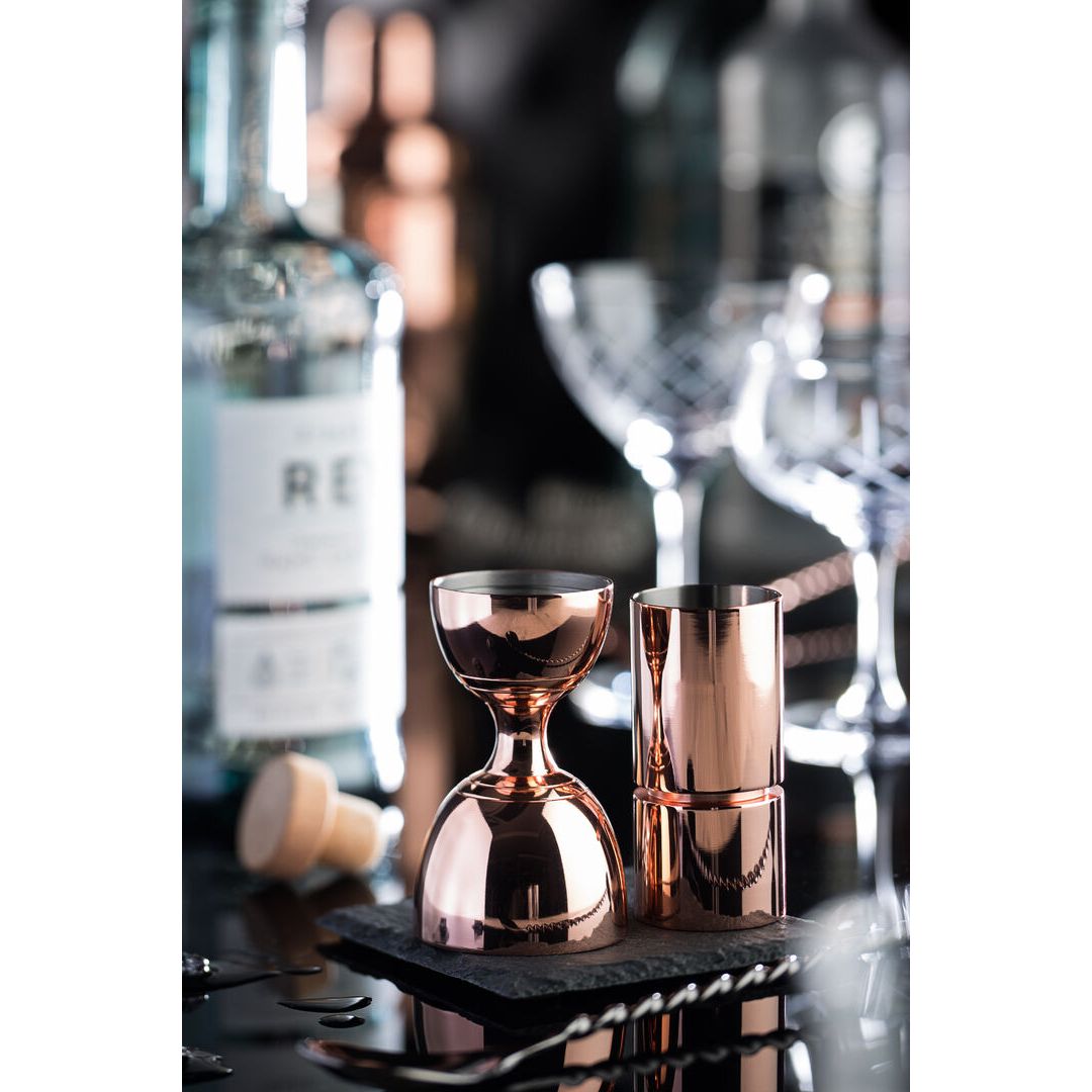 Copper Round Bulb Jigger 25ml/50ml