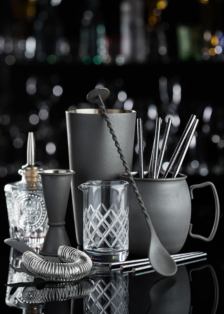 Matt Pewter Effect Jigger 25/50ml NGS