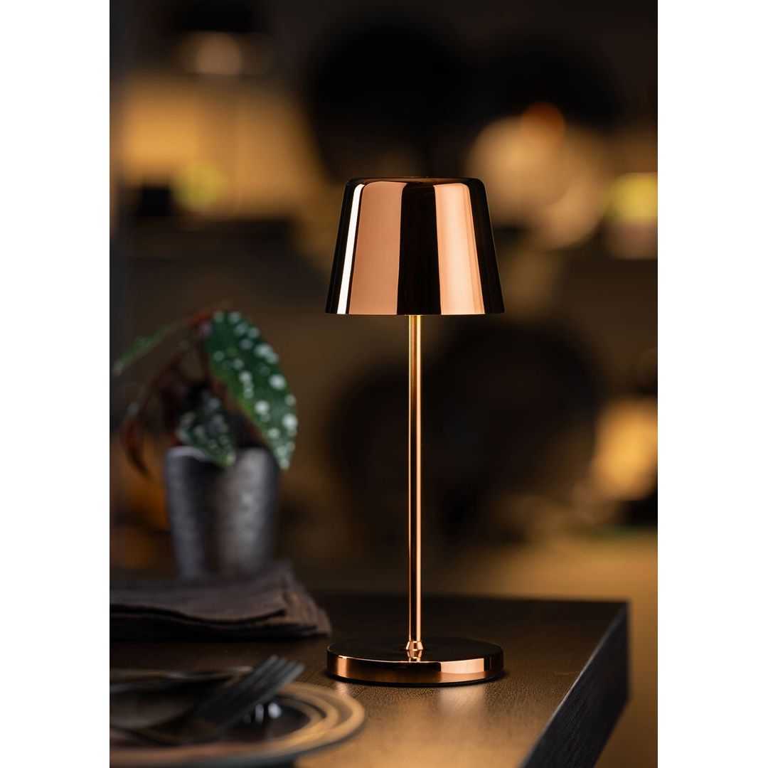 Bermuda Micro LED Cordless Lamp 21cm - Copper