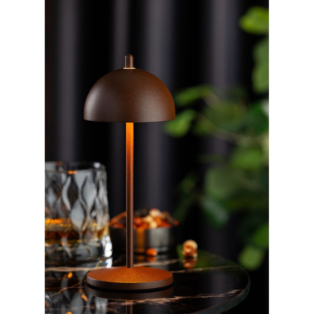 Antigua Micro LED Cordless Lamp 20cm - Corten - RE