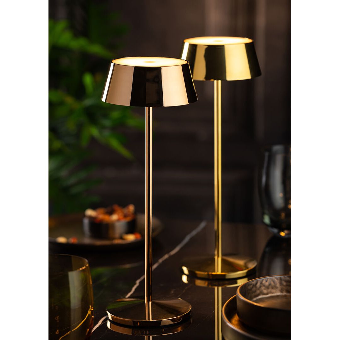 Martinique LED Cordless Lamp 30cm - Gold