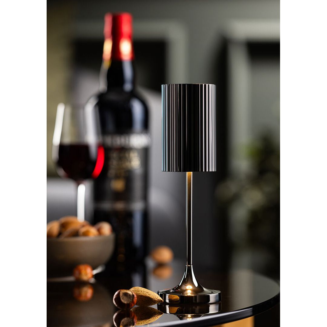 Cayman Micro LED Cordless Lamp 20cm -Gunmetal - RE