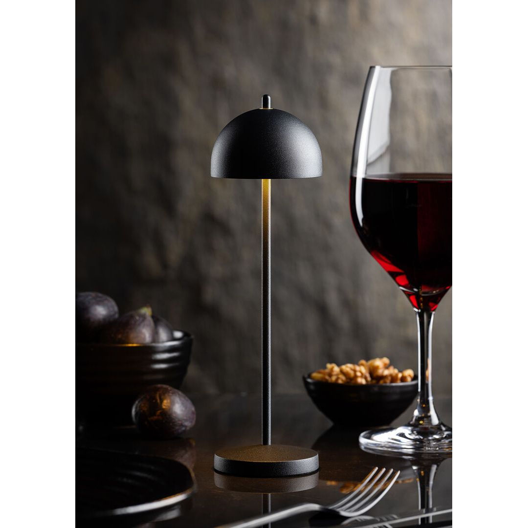 Antigua Nano LED Cordless Lamp 21cm - Black - RE