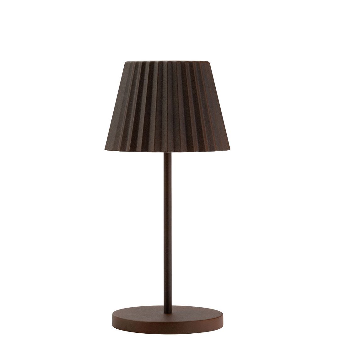 Dominica LED Cordless Lamp 26cm - Cocoa