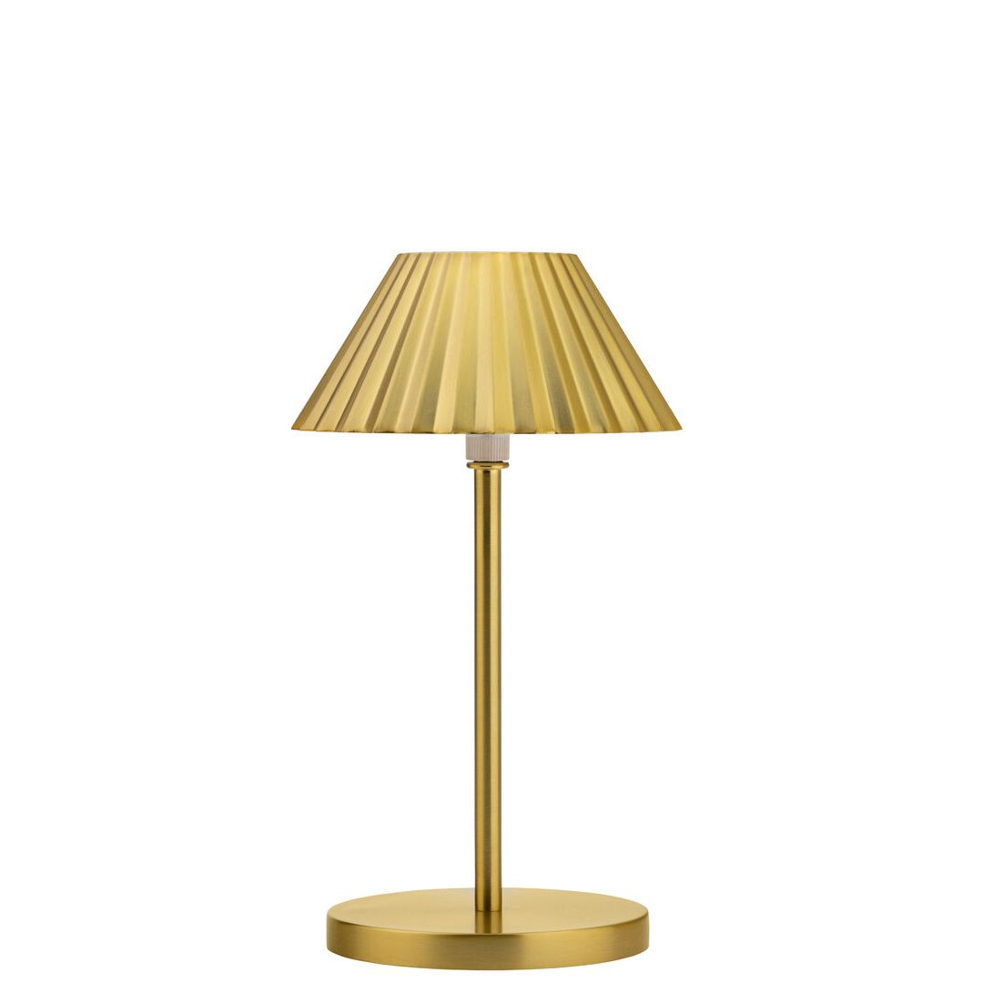 Aruba LED Cordless Lamp 23cm - Brushed Gold - RE