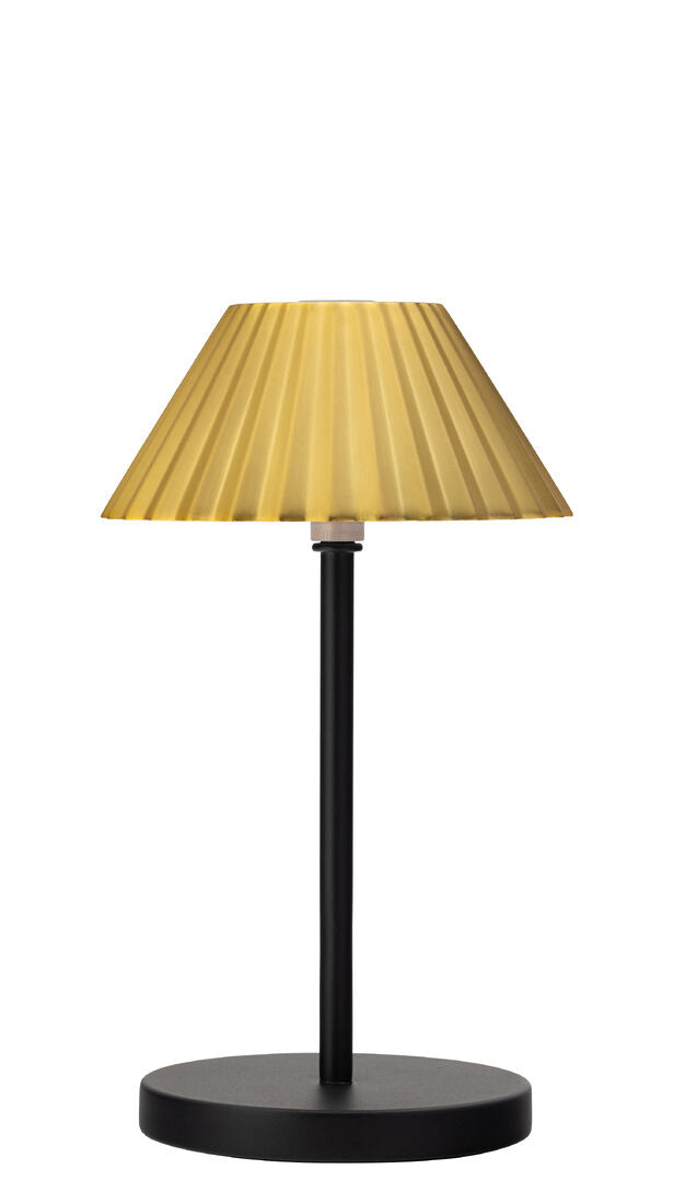 Aruba LED Cordless Lamp 23cm -Black & Gold - RE