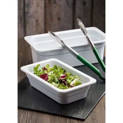 Melamine White GN 1/4 - 2.5" (6.5cm) Deep