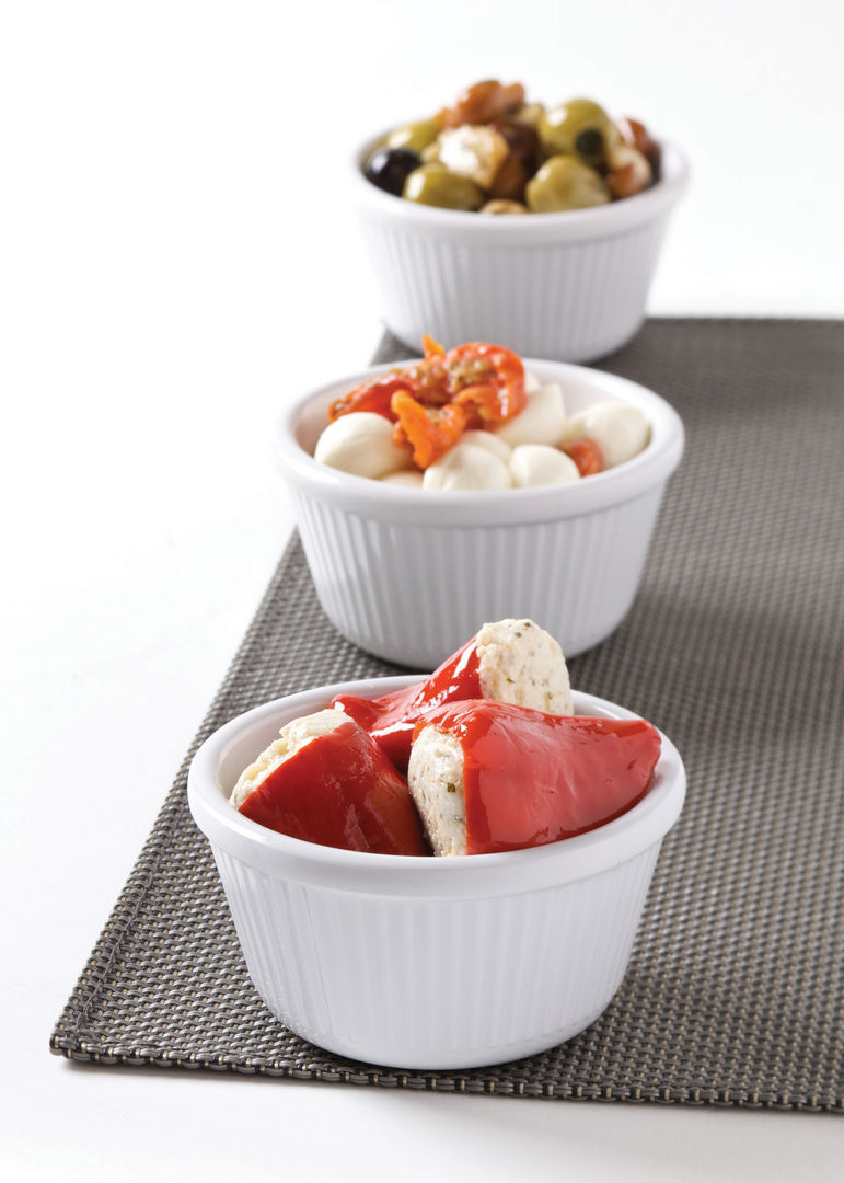 Fluted White Ramekin 1oz (3cl)