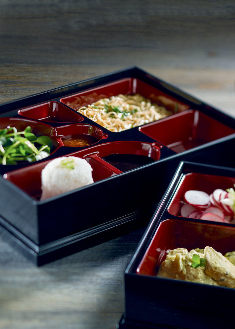 Luxe Bento Box (32.5 x 25.5 x 6.5cm) 5 compartment