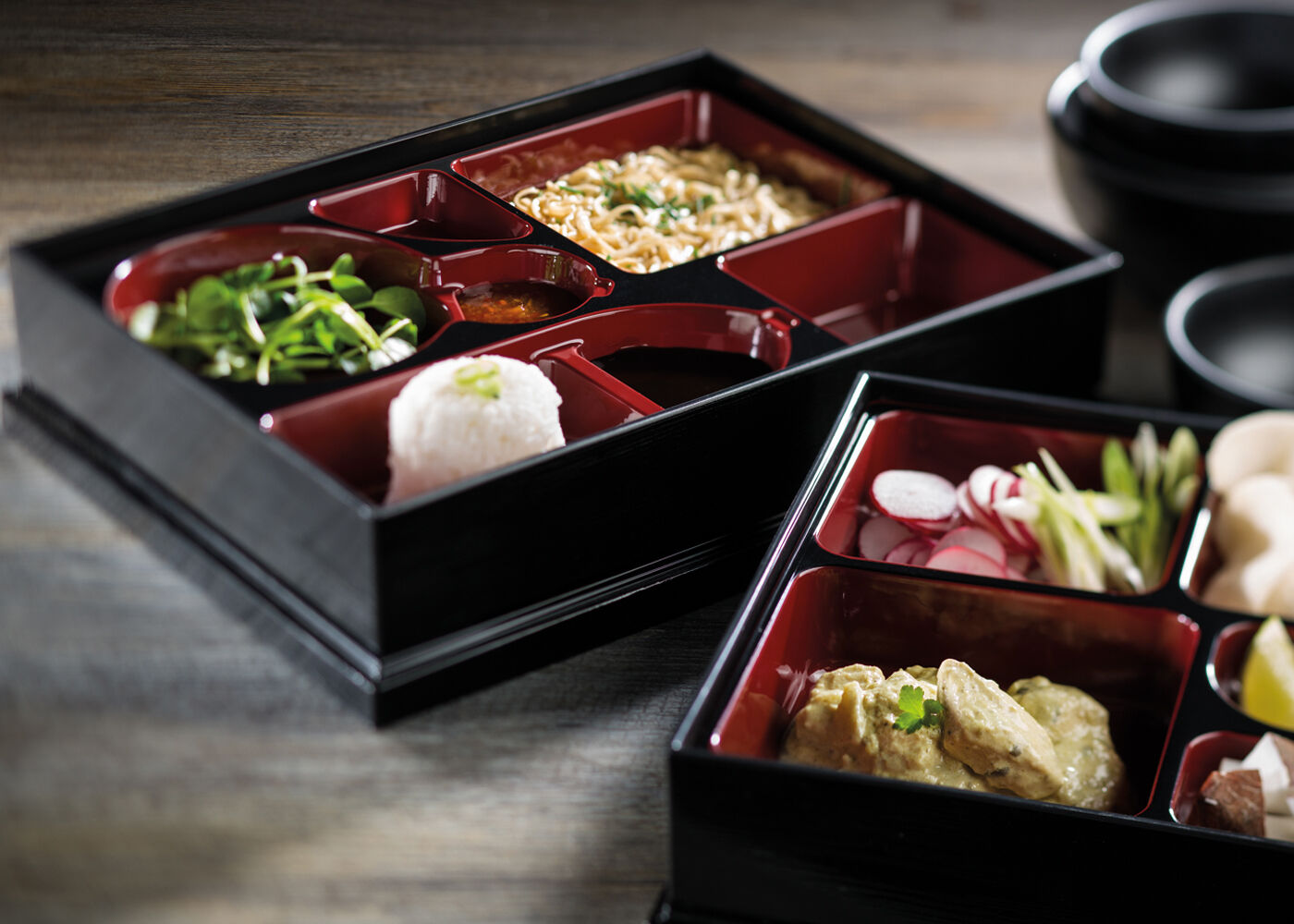 Luxe Bento Box (32.5 x 25.5 x 6.5cm) 5 compartment