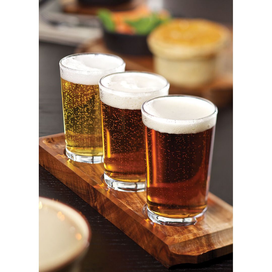 Acacia Wine/Beer Flight 11.5 x 3.5" (29 x 9cm)