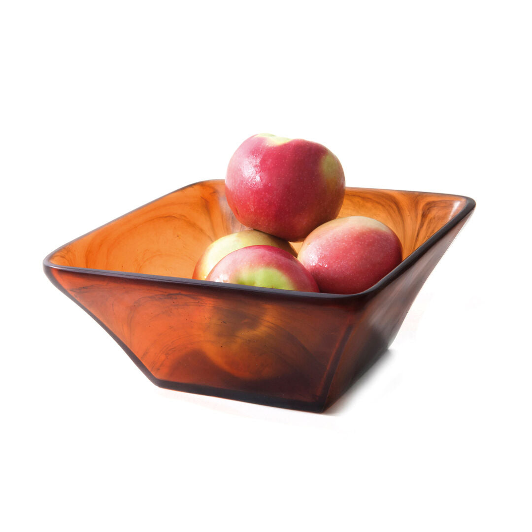 Tortoise Fusion Sqaure Bowl 20.3 x 8.9cm (8 x 3 1/2")