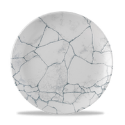 Studio Prints Kintsugi Pearl Grey Evolve Coupe Plate 10.25"