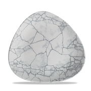 Studio Prints Kintsugi Pearl Grey Lotus Porcelain Plate 10"