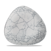 Studio Prints Kintsugi Pearl Grey Lotus Porcelain Plate 9"