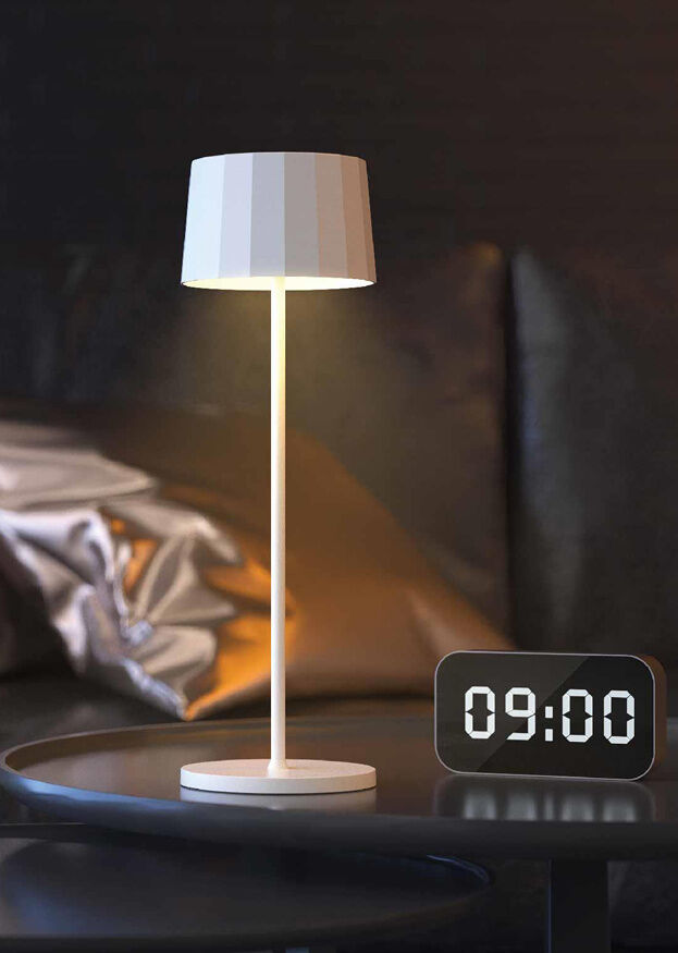 Octa White LED Rechargeable Table Light 11 x 28.5cm (4 1/3 x 11 2/5")