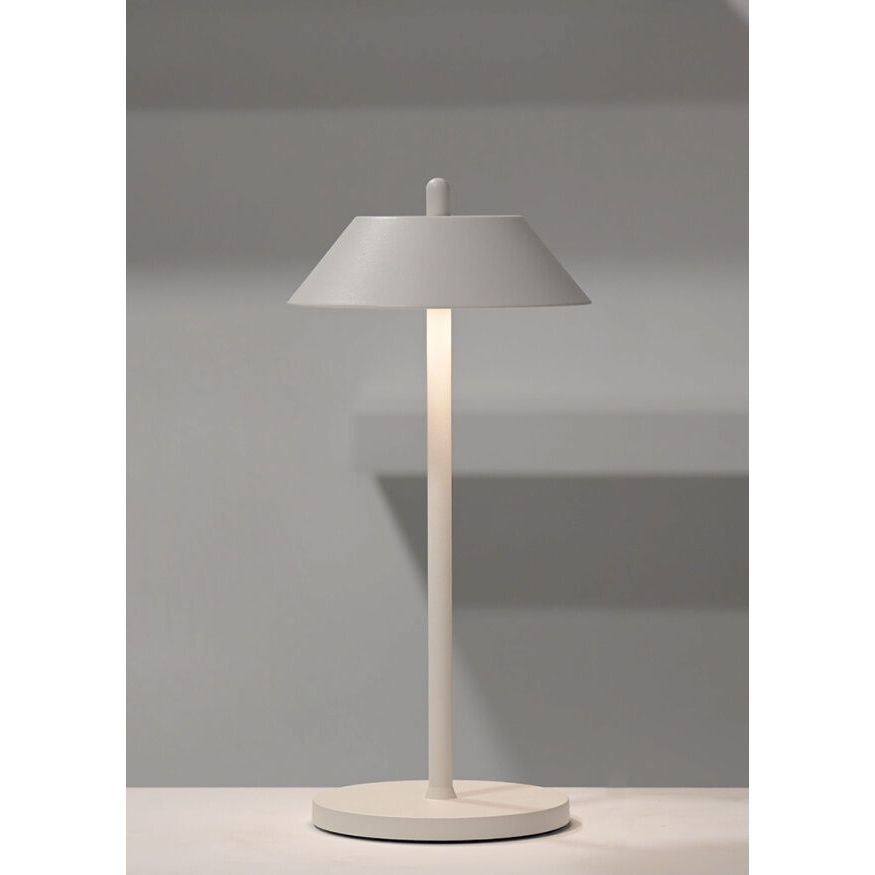 Pirlo Dark Grey LED Rechargeable Table Light 13 x 28cm (5 1/10 x 11")