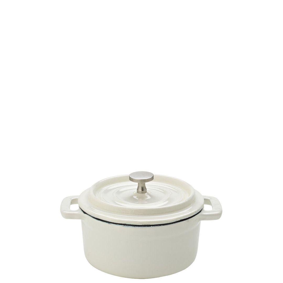 Cast Iron Calico Round Casserole 4" (10cm) 8oz