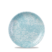 Vintage Prints Med Tiles Aquamarine Coupe Plate 16.5cm