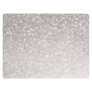 Utopia | Table Presentation | Modern Twist Twine Silver Silicone Placemat 30.5 x 40.6cm (12 x 16") | Bespoke77