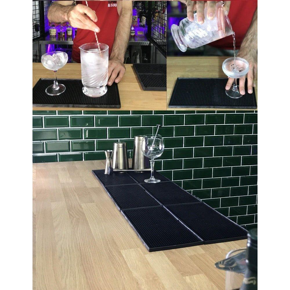 Ultimate Black Rubber Bar Mat