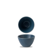 Bit On The Side Porcelain Oslo Blue Contour Deep Bowl 8oz