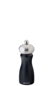 Belle Black Matte Salt Mill 6" (15cm)