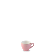 Stonecast Petal Pink Espresso Cup 10Cl - Rustic Handpainted Design