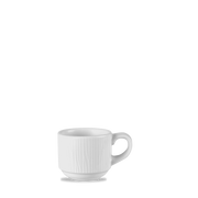 Bamboo White Porcelain Stacking Cup 3.3oz