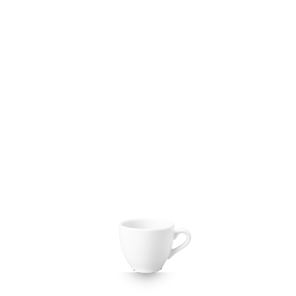 Vellum White Porcelain Espresso Cup 3.5oz - Elegant and Durable Design