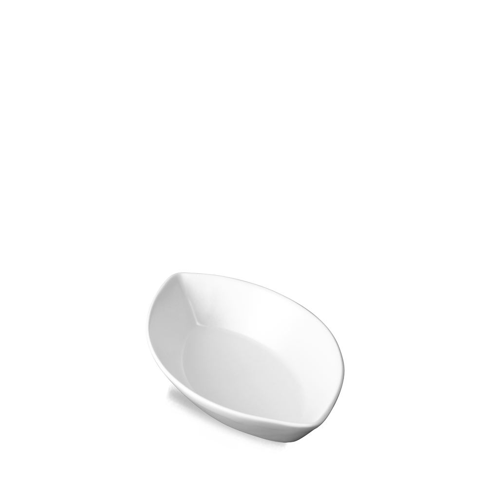 White Porcelain Voyager Eclipse Dish 7.4"