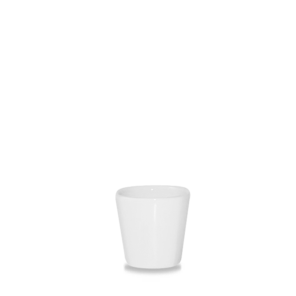 White Holloware Bit On The Side Dip Dish 2oz - Square, White