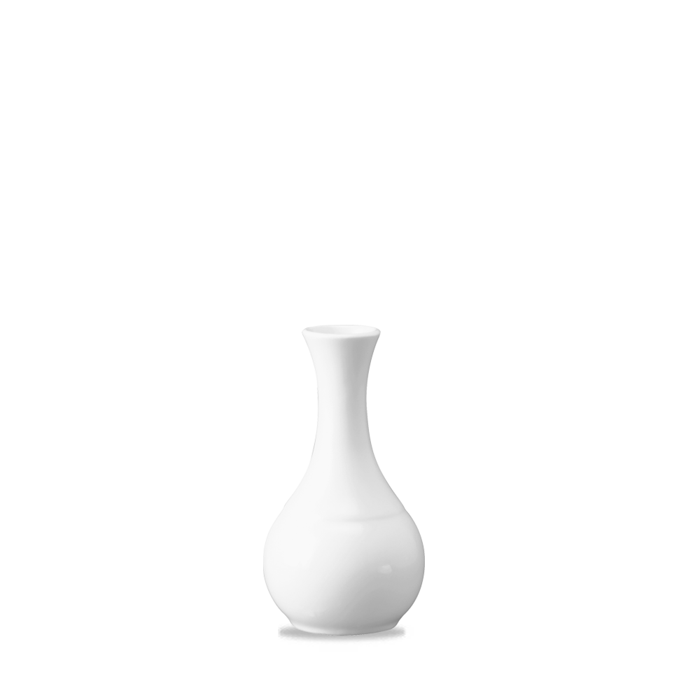 Elegant White Porcelain Sandringham Bud Vase 5"