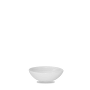 Bit On The Side Porcelain White Ripple Dip Dish 5oz