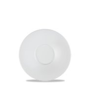 Art De Cuisine Menu White Porcelain Broad Rim Tea Saucer 6.5In