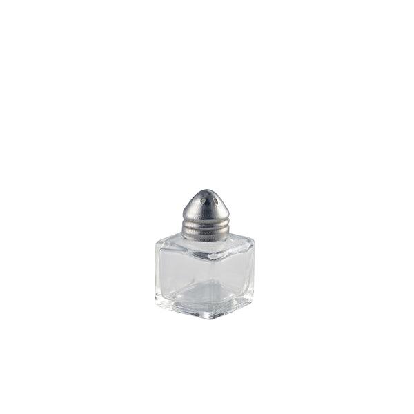 Individual Glass Pepper Pot 30 x 30 x 50mm - BESPOKE 77