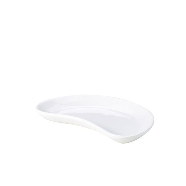 Genware Porcelain Crescent Salad Dish 20cm/7.75" - BESPOKE 77