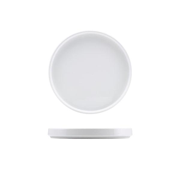Genware Porcelain Low Presentation Plate 18cm/7" - BESPOKE 77