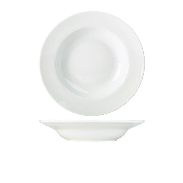 Genware Porcelain Soup Plate/Pasta Dish 27cm/10.75" - BESPOKE 77