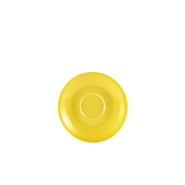 Genware Porcelain Yellow Saucer 12cm - BESPOKE 77