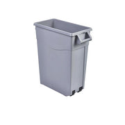 Grey Slim Recycling Bin 65L - BESPOKE 77