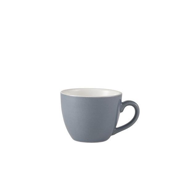 Genware Porcelain Grey Bowl Shaped Cup 9cl/3oz - BESPOKE 77