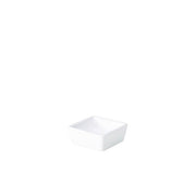 Genware Porcelain Square Dish 6.4 x 2.5cm/2.5 x 1" - BESPOKE 77