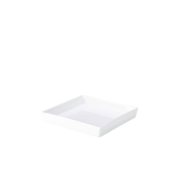 Genware Porcelain Square Dish Holder 17.9cm/7" - BESPOKE 77