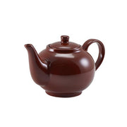 GenWare Porcelain Brown Teapot 45cl/15.75oz - BESPOKE 77