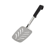 Genware Plastic Handle Slotted Turner Black - BESPOKE 77